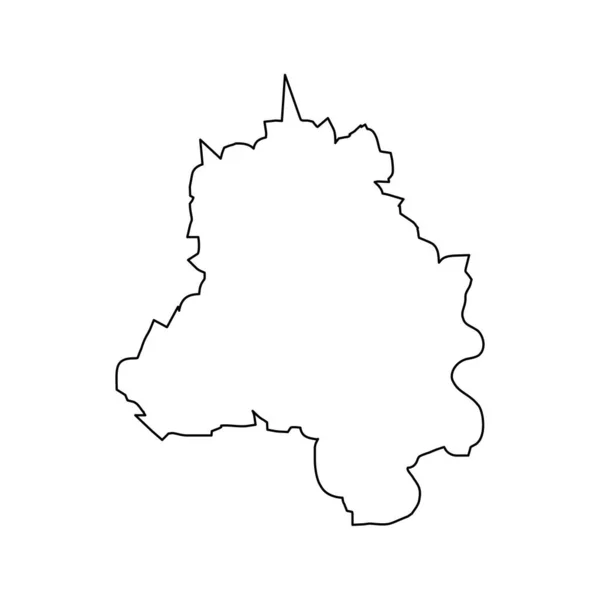 Карта Делі Столиця Індії Приклад Вектора — стоковий вектор