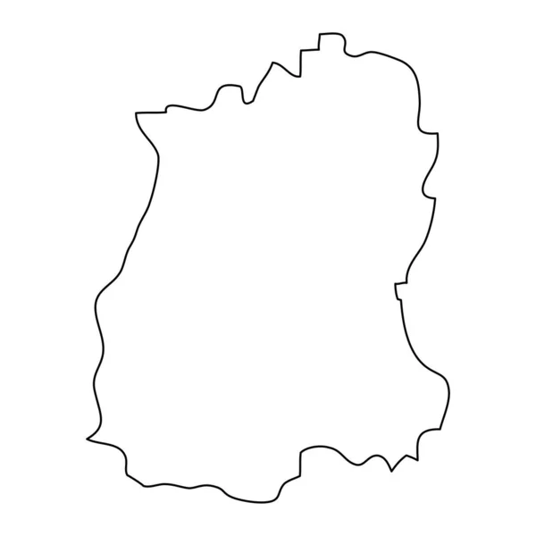 シッキム州地図 インドの行政区画 ベクターイラスト — ストックベクタ