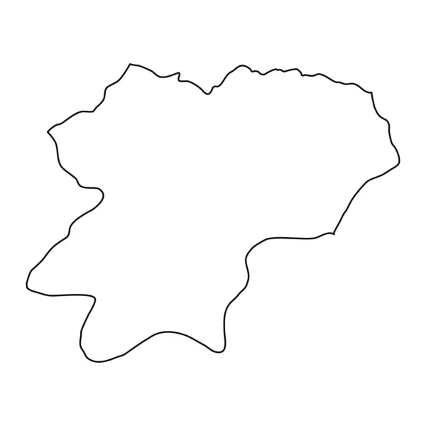 Artvin省地图 土耳其行政区划 矢量说明 — 图库矢量图片