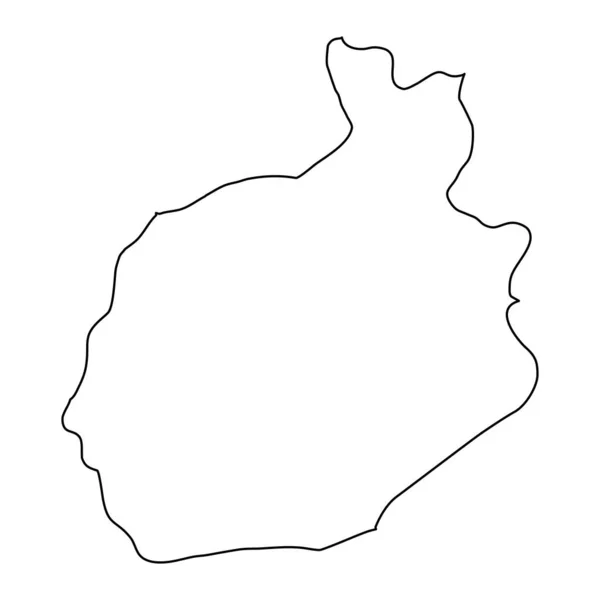 Karte Der Provinz Aksaray Verwaltungseinheit Der Türkei Vektorillustration — Stockvektor