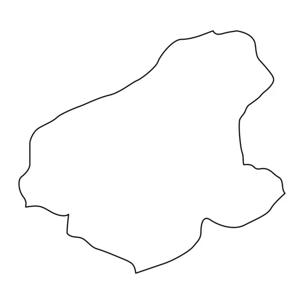 Carte Province Karabuk Divisions Administratives Turquie Illustration Vectorielle — Image vectorielle