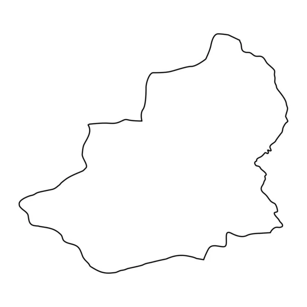 Karte Der Provinz Kars Verwaltungsgliederung Der Türkei Vektorillustration — Stockvektor