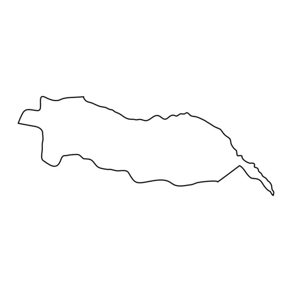 Карта Провинции Игдир Административное Деление Турции Векторная Иллюстрация — стоковый вектор
