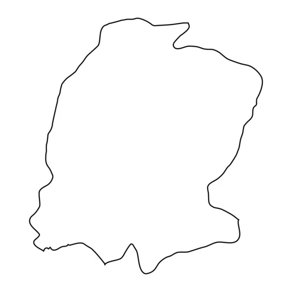 Карта Провінції Кахраманмарас Адміністративний Поділ Туреччини Приклад Вектора — стоковий вектор