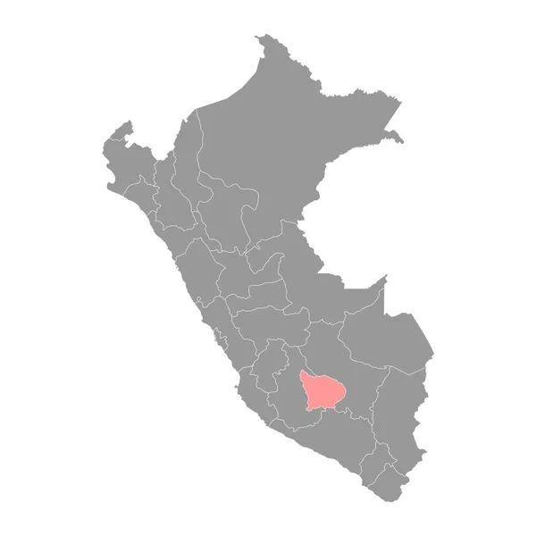 Apurimac Map Region Peru Vector Illustration — Stock Vector