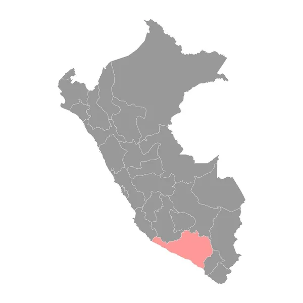 アレキパ地図 ペルーの地域 ベクターイラスト — ストックベクタ