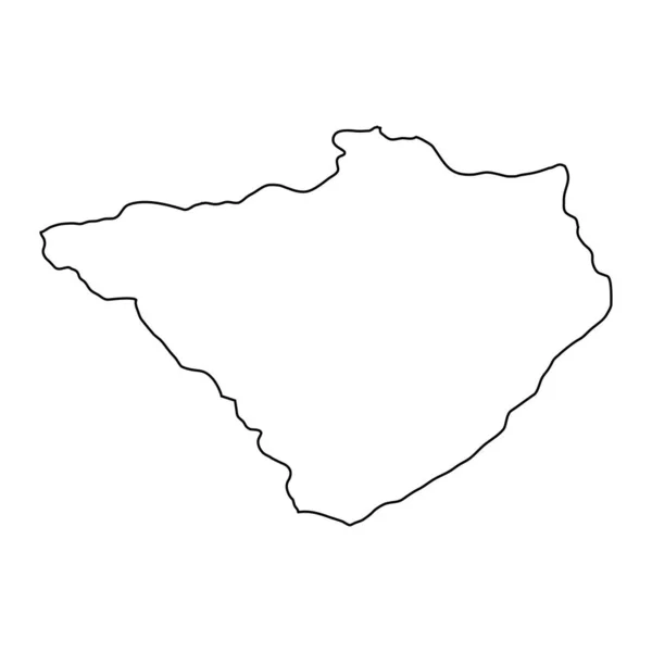 Mappa Della Provincia Yozgat Divisioni Amministrative Della Turchia Illustrazione Vettoriale — Vettoriale Stock