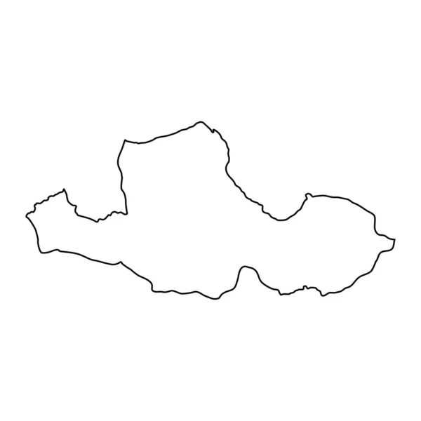Samsun Mapa Província Divisões Administrativas Turquia Ilustração Vetorial —  Vetores de Stock