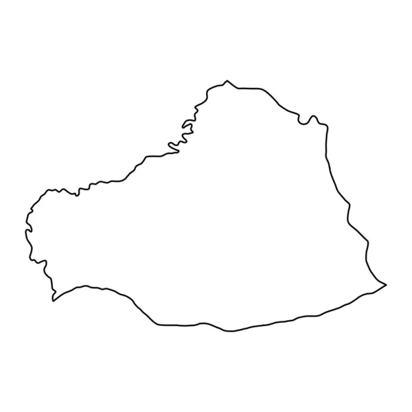Mapa Província Sanliurfa Divisões Administrativas Turquia Ilustração Vetorial — Vetor de Stock