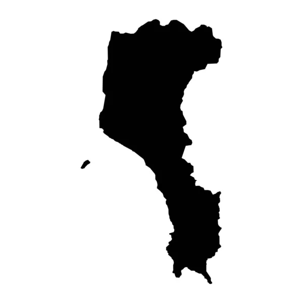Χάρτης Της Κομητείας Πινγκτούνγκ Κομητεία Της Δημοκρατίας Της Κίνας Ταϊβάν — Διανυσματικό Αρχείο