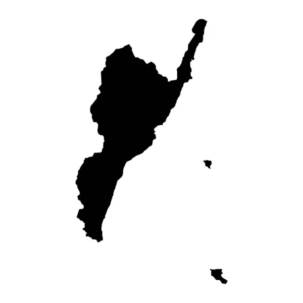 Mapa Condado Taitung Condado República China Taiwan Ilustração Vetorial — Vetor de Stock