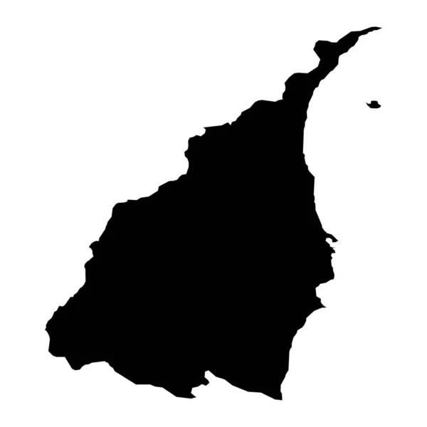 宜蘭県の地図 台湾の郡 ベクターイラスト — ストックベクタ