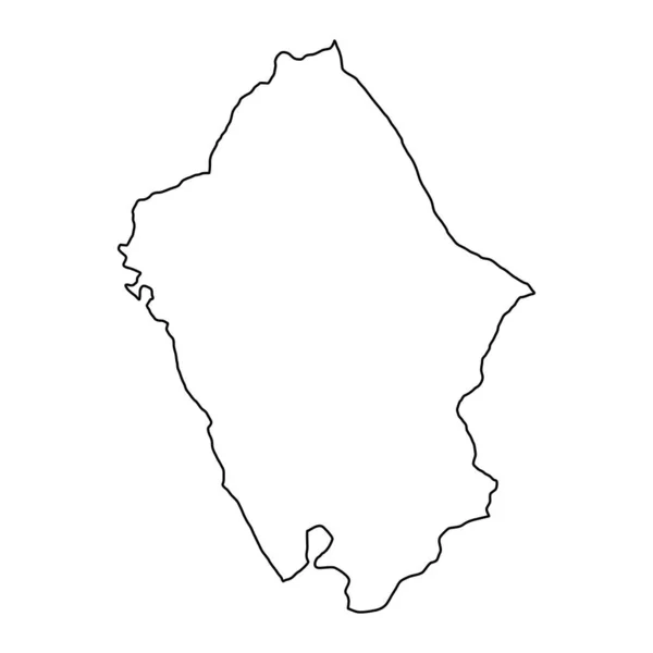 Ancash Map Oblast Peru Vektorová Ilustrace — Stockový vektor