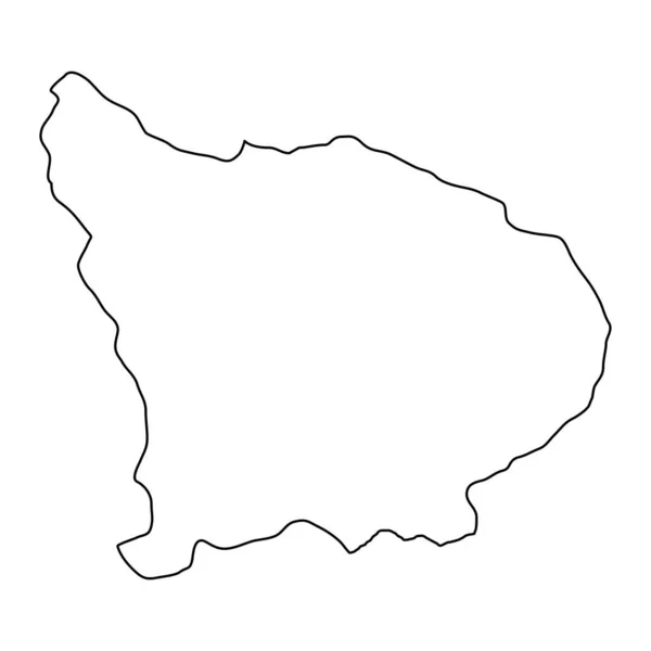 Apurimac Karta Region Peru Vektor Illustration — Stock vektor