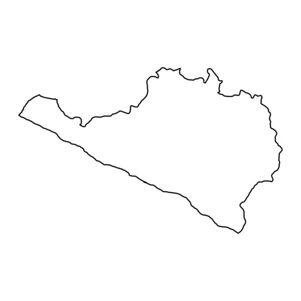 Mappa Arequipa Perù Illustrazione Vettoriale — Vettoriale Stock