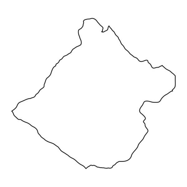 Tacna Map Oblast Peru Vektorová Ilustrace — Stockový vektor