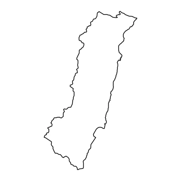 Mapa Condado Hualien Condado República China Taiwan Ilustração Vetorial — Vetor de Stock