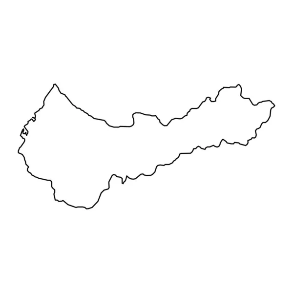 Taichang Map 중화민국의 자치체 타이완 일러스트 — 스톡 벡터