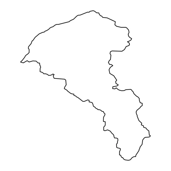 桃園地図 台湾の特別な自治体 ベクターイラスト — ストックベクタ