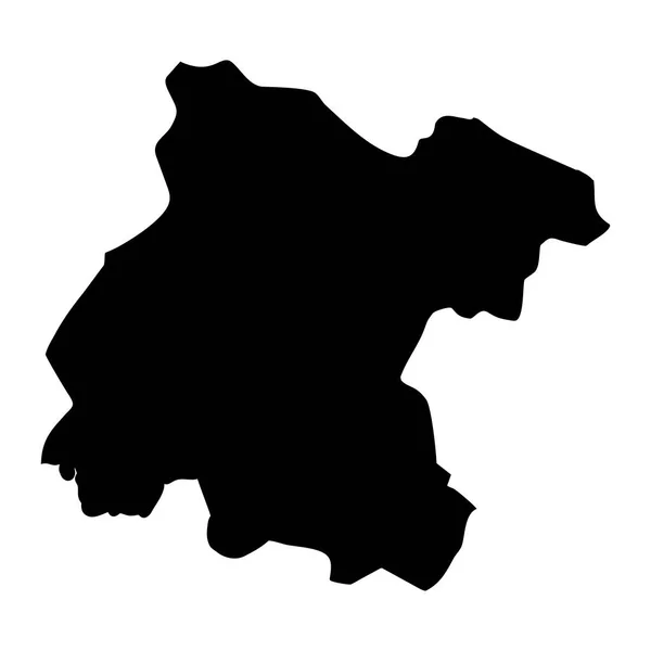 Guanajuato Mapa Estado Divisão Administrativa País México Ilustração Vetorial — Vetor de Stock