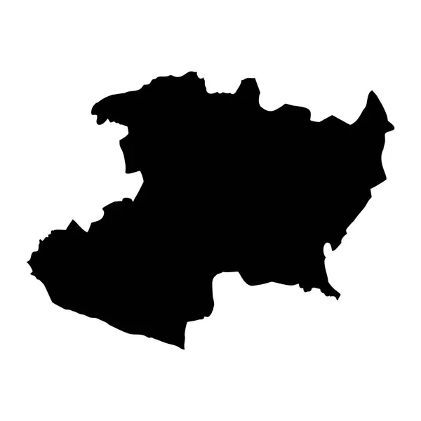 Κρατικός Χάρτης Του Michoacan Διοικητική Διαίρεση Της Χώρας Του Μεξικού — Διανυσματικό Αρχείο