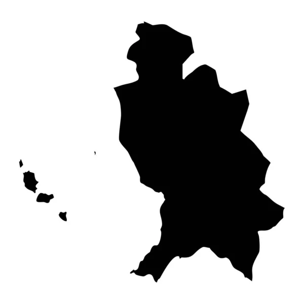 Karte Des Bundesstaates Nayarit Verwaltungsgliederung Des Landes Mexiko Vektorillustration — Stockvektor