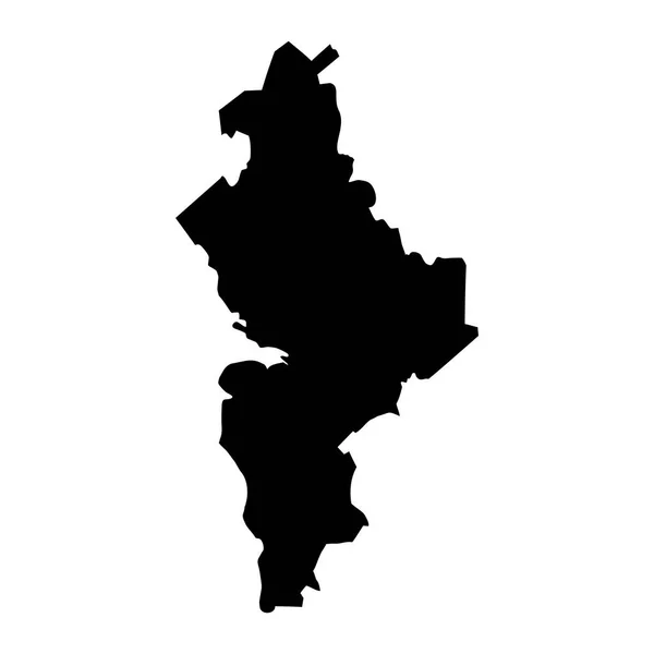 Нуево Леон Карта Штату Адміністративний Поділ Країни Мексика Векторні Ілюстрації — стоковий вектор