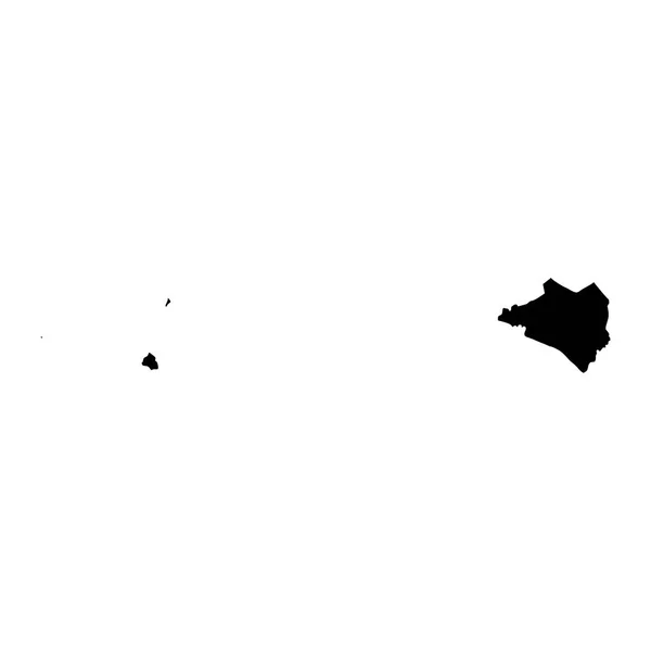 コリマ州地図 メキシコ国の行政区画 ベクターイラスト — ストックベクタ