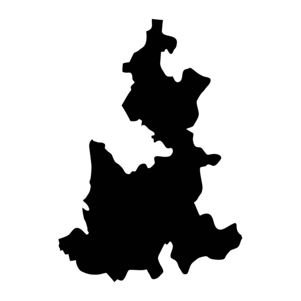 Carte État Puebla Division Administrative Pays Mexique Illustration Vectorielle — Image vectorielle