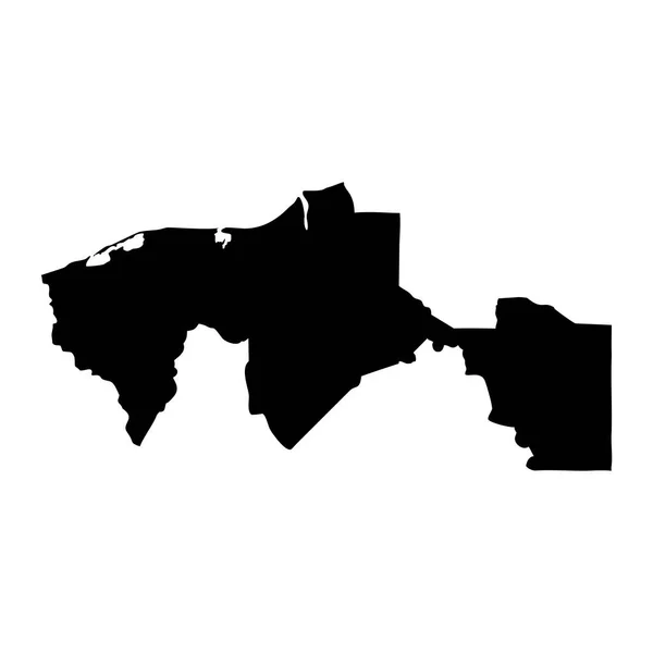 タバスコ州地図 メキシコ国の行政区画 ベクターイラスト — ストックベクタ
