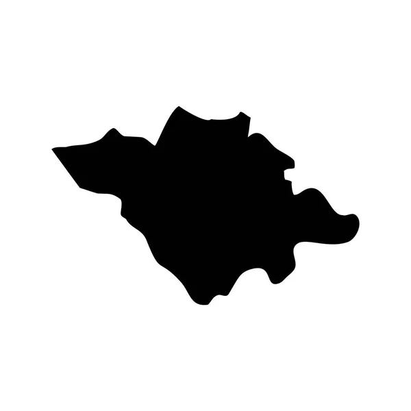 Carte État Tlaxcala Division Administrative Pays Mexique Illustration Vectorielle — Image vectorielle