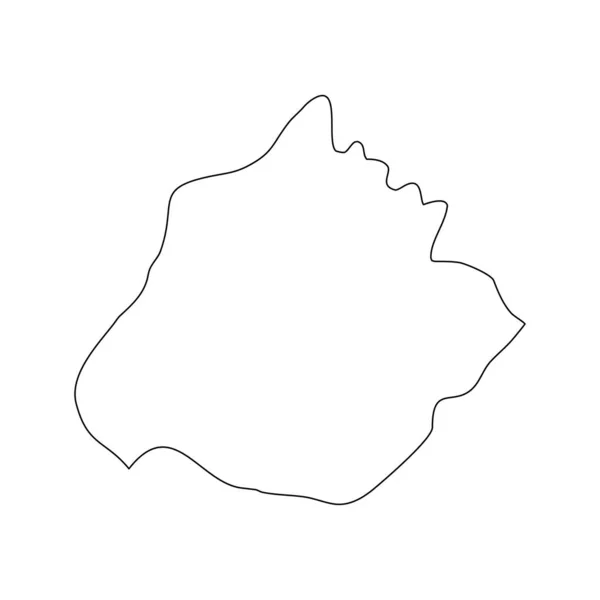 アグアスカリエンテス州地図 メキシコ国の行政区画 ベクターイラスト — ストックベクタ