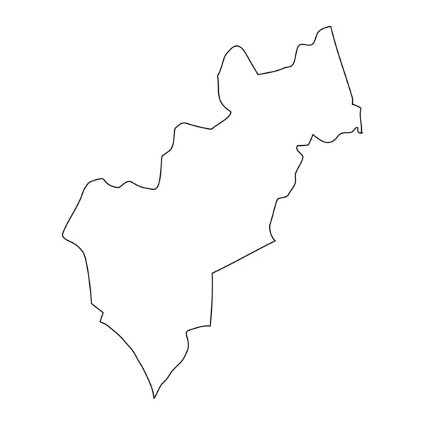 ケレタロ州地図 メキシコ国の行政区画 ベクターイラスト — ストックベクタ