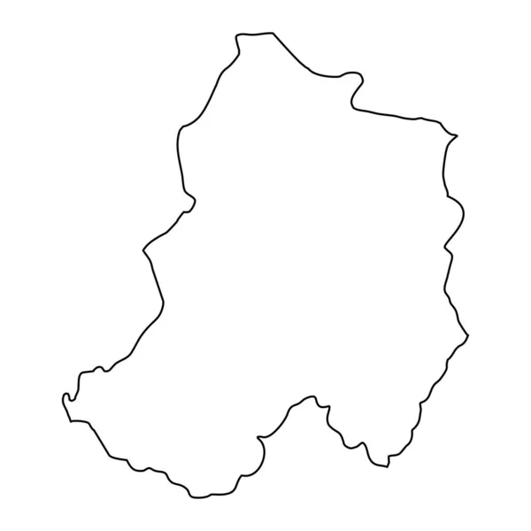 Χάρτης Διαμερισμάτων Παραγουάη Διαμέρισμα Παραγουάη Εικονογράφηση Διανύσματος — Διανυσματικό Αρχείο
