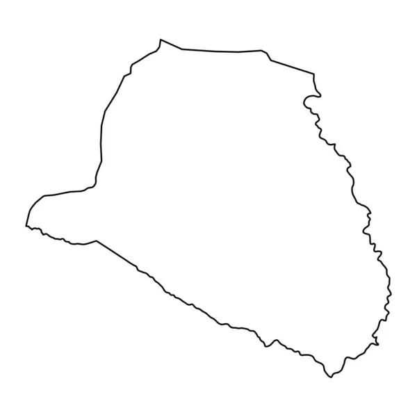 Χάρτης Τμήματος Προέδρου Χέιζ Τμήμα Παραγουάης Εικονογράφηση Διανύσματος — Διανυσματικό Αρχείο