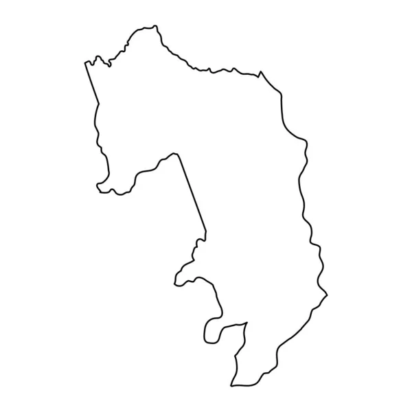 Amambay Department Map Department Paraguay 일러스트 — 스톡 벡터