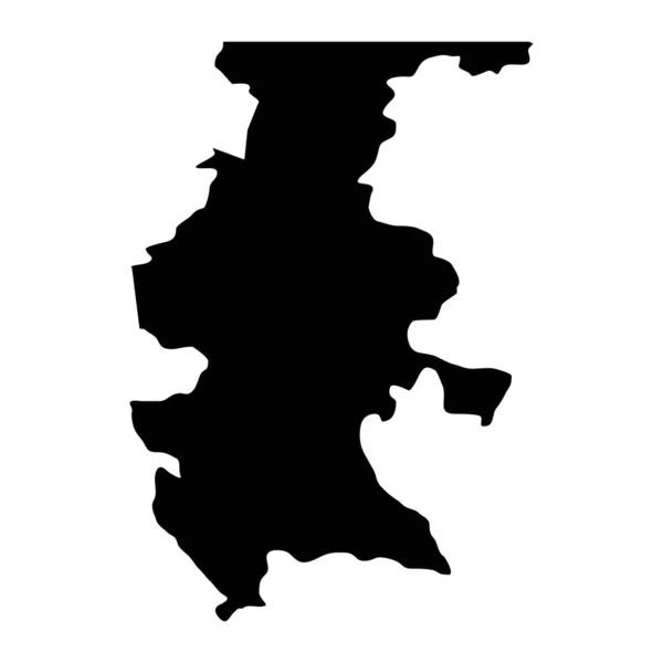 クイチ県の地図 グアテマラの国の行政部門 ベクターイラスト — ストックベクタ