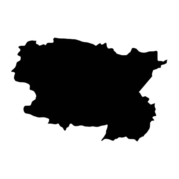 Alta Verapaz省地图 危地马拉国家行政区划 矢量说明 — 图库矢量图片