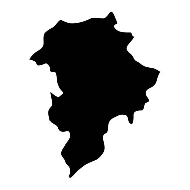 Guatemala departmanı haritası, Guatemala ülkesinin idari bölümü. Vektör illüstrasyonu.