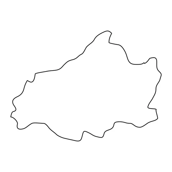 Χάρτης Διαμερισμάτων Τζαλάπα Διοικητική Διαίρεση Της Χώρας Της Γουατεμάλας Εικονογράφηση — Διανυσματικό Αρχείο