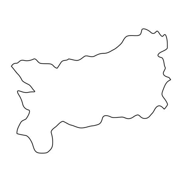 Zacapa省地图 危地马拉国家行政区划 矢量说明 — 图库矢量图片
