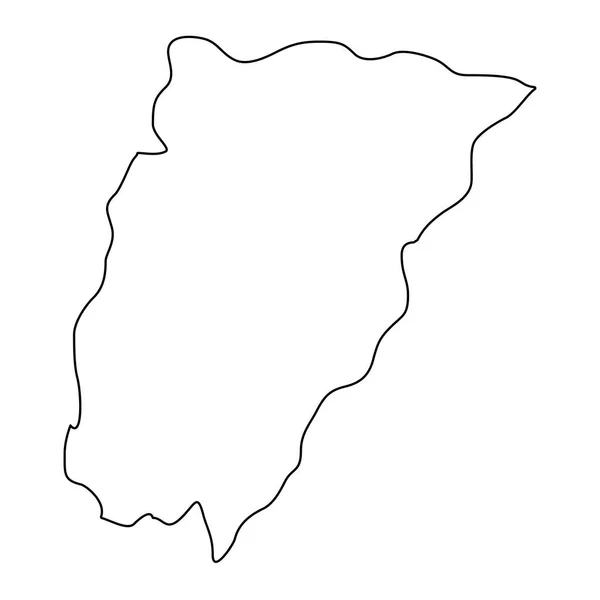 Χάρτης Διαμερισμάτων Chimaltenango Διοικητική Διαίρεση Της Χώρας Της Γουατεμάλας Εικονογράφηση — Διανυσματικό Αρχείο