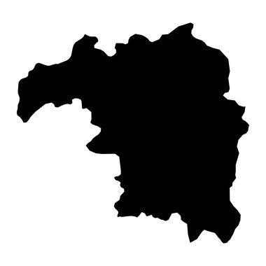 Kaduna devlet haritası, Nijerya 'nın idari bölümü. Vektör illüstrasyonu.