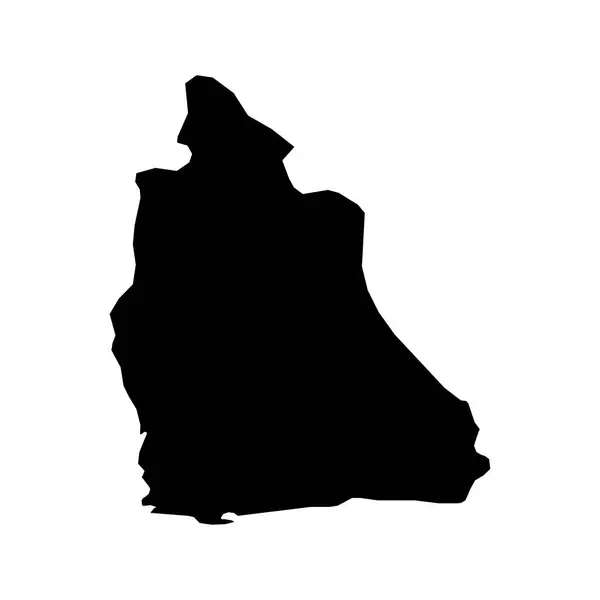 Akwa Ibom State Map Administrative Division Country Nigeria Vector Illustration — Stok Vektör