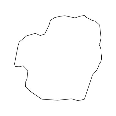 Imo state map, administrative division of the country of Nigeria. Vector illustration.