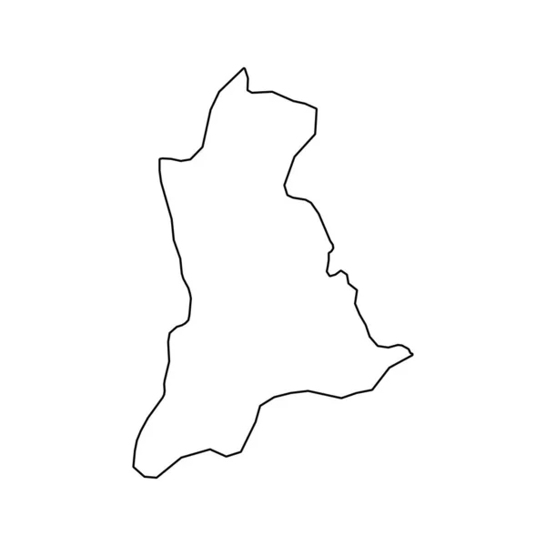 Anambra State Map Administrative Division Country Nigeria Vector Illustration — Stock vektor