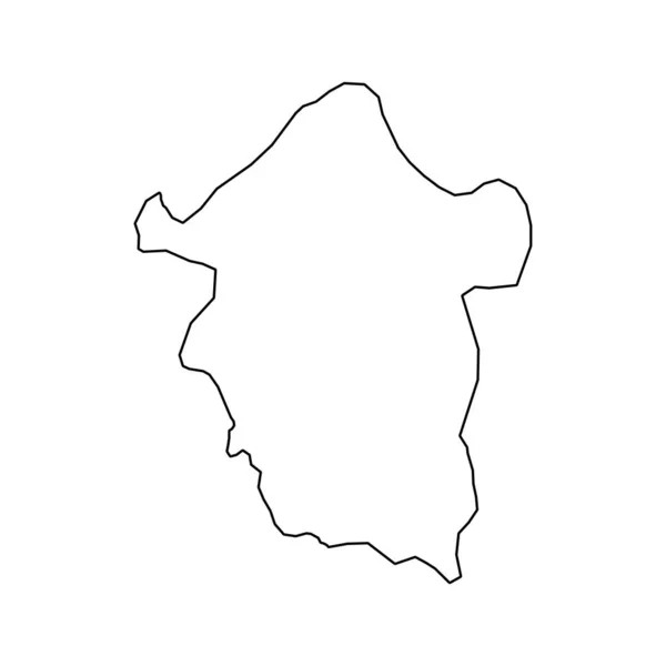 Enugu State Map Administrative Division Country Nigeria Vector Illustration — Stockvektor
