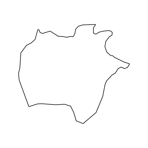 Ekiti State Map Administrative Division Country Nigeria Vector Illustration — Vetor de Stock
