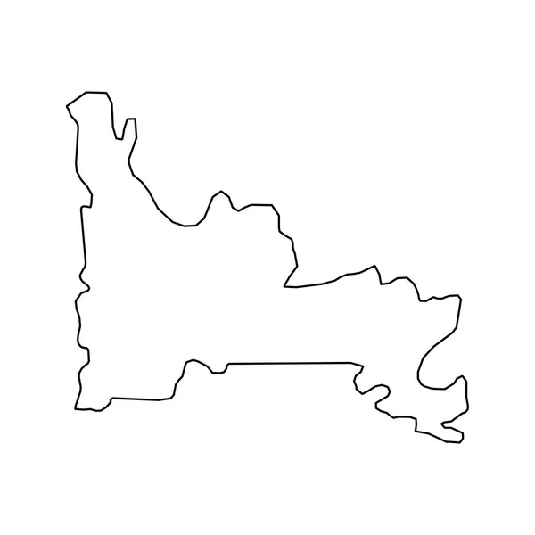 Ogun State Map Administrative Division Country Nigeria Vector Illustration — ストックベクタ