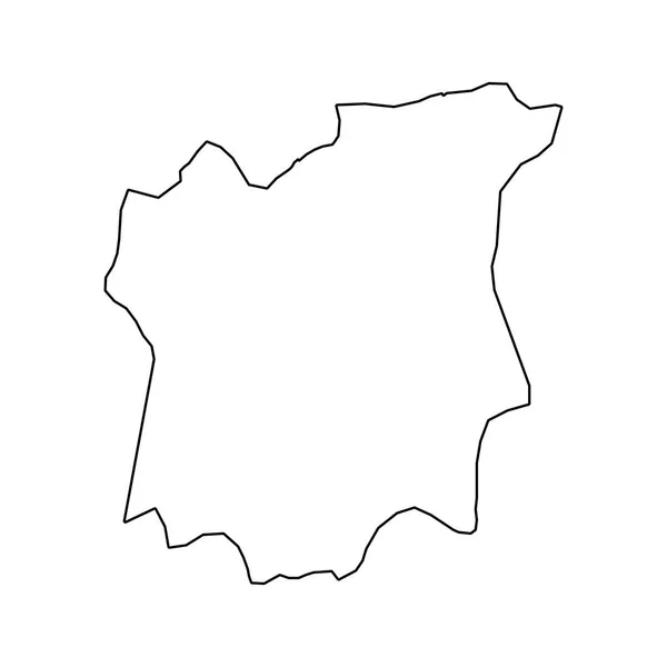 Osun State Map Administrative Division Country Nigeria Vector Illustration — vektorikuva